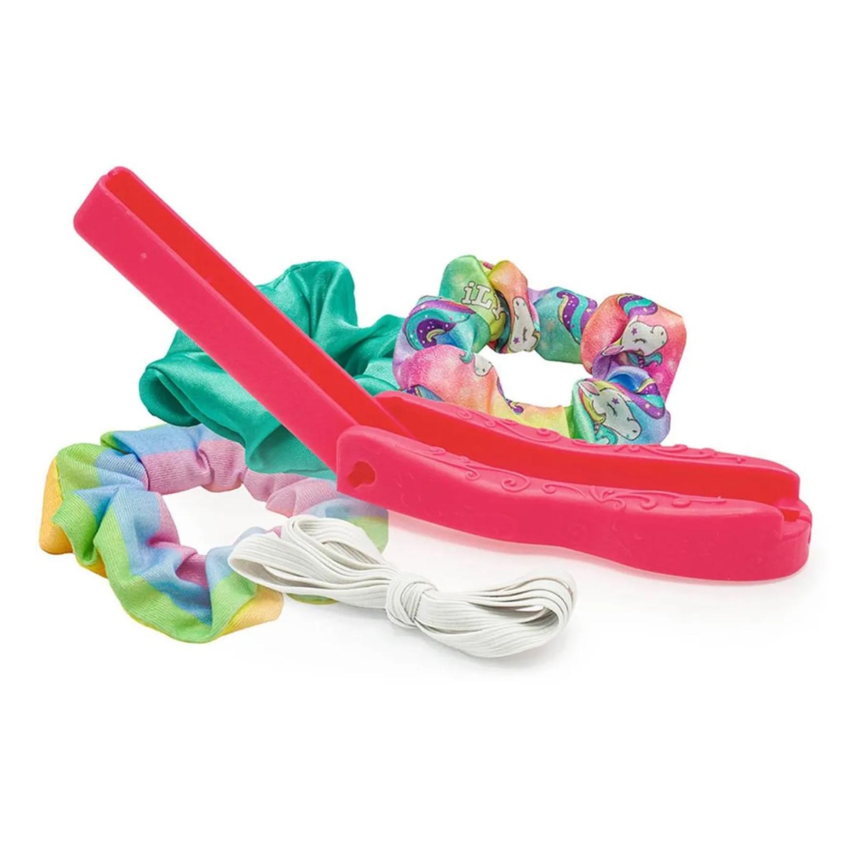 أكتيفيتي كينغز مجموعة سكرانشي لوم لصنع ربطات الشعر DIY للبنات من عمر 5 إلى 7 سنوات