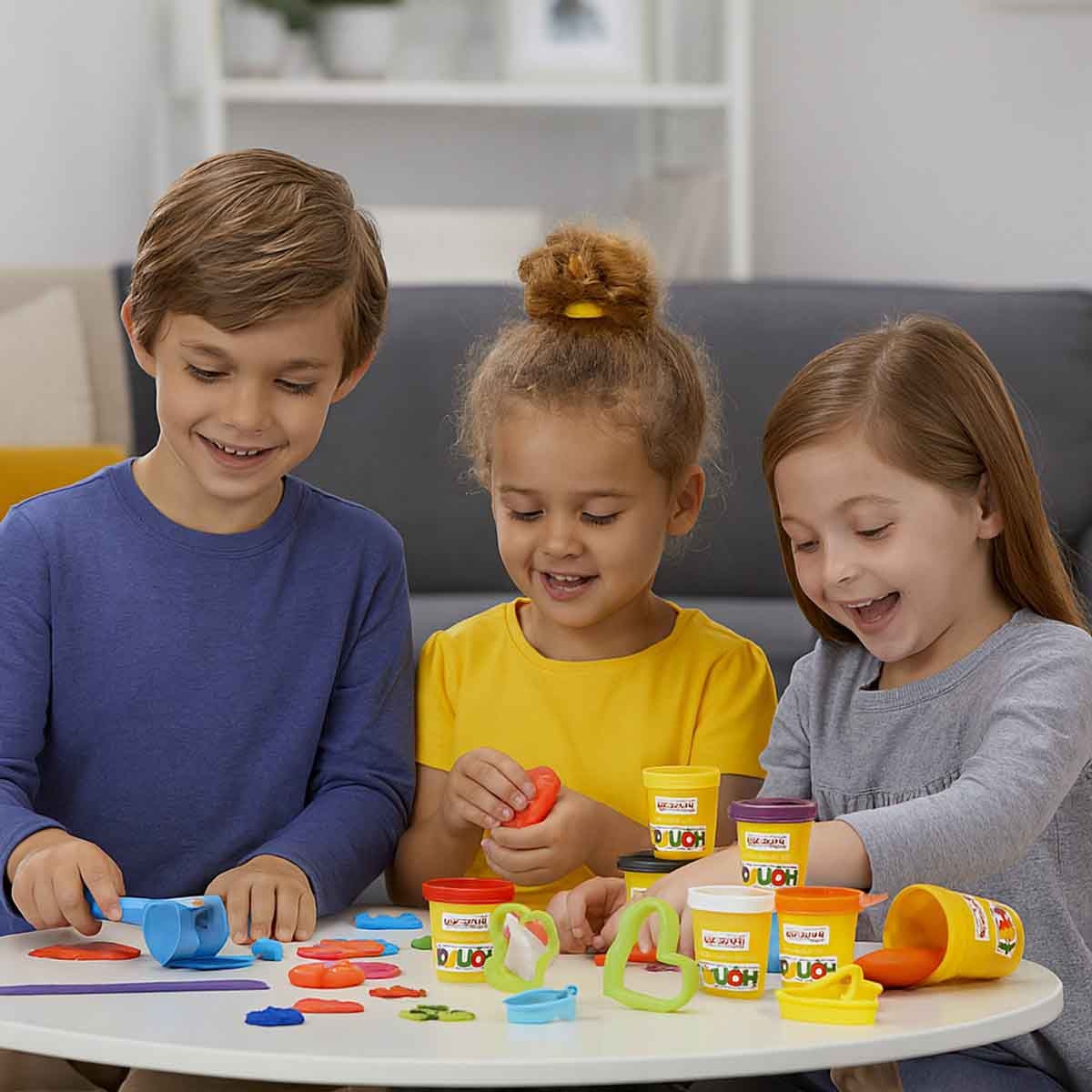 آدو نيك جونيور مجموعة عجين لوتس أوف بوتس 504غ للجنسين، عمر 3-4 سنوات