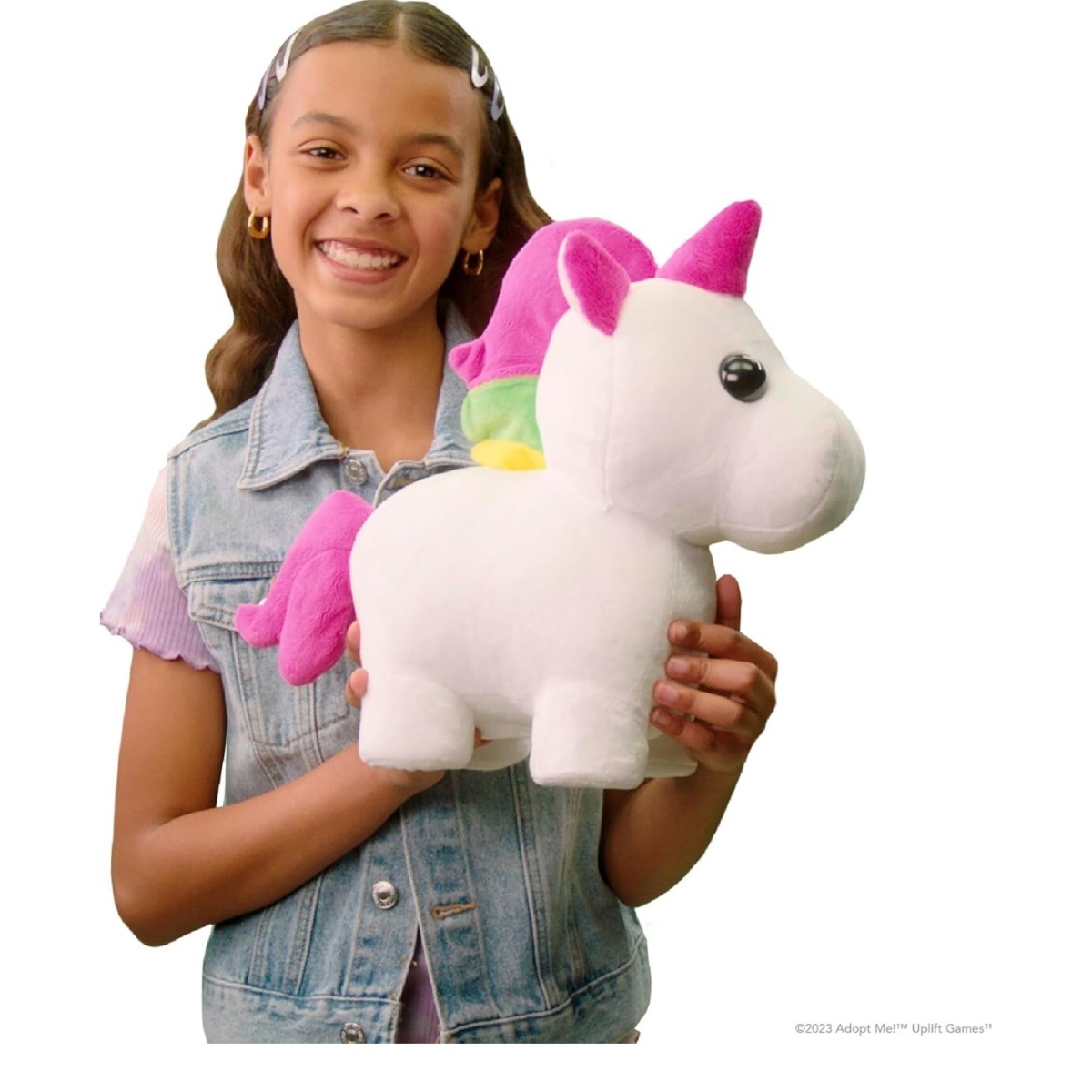 أدوبت مي لعبة قماشية يونيكورن نيون 12 إنش للجنسين، 5-7 سنوات