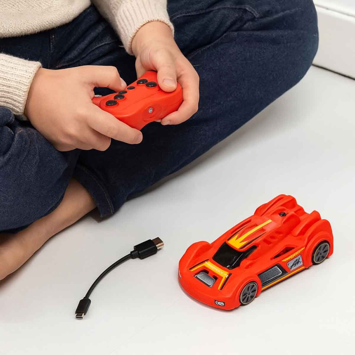 إير هوغز سيارة سباق على الجدران زيرو غرافيتي سبринت للأولاد والبنات عمر 5-7 سنوات