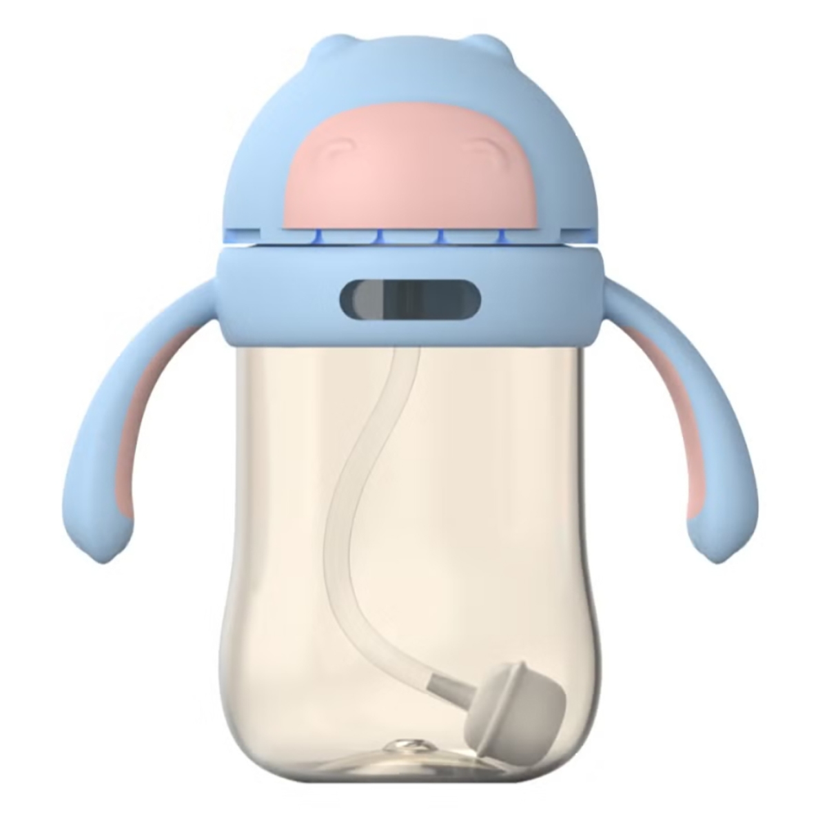 آيويبي زجاجة ماء للأطفال حديثي الولادة بلون أزرق بحجم 300 مل للأطفال من عمر 0 إلى 2 سنة