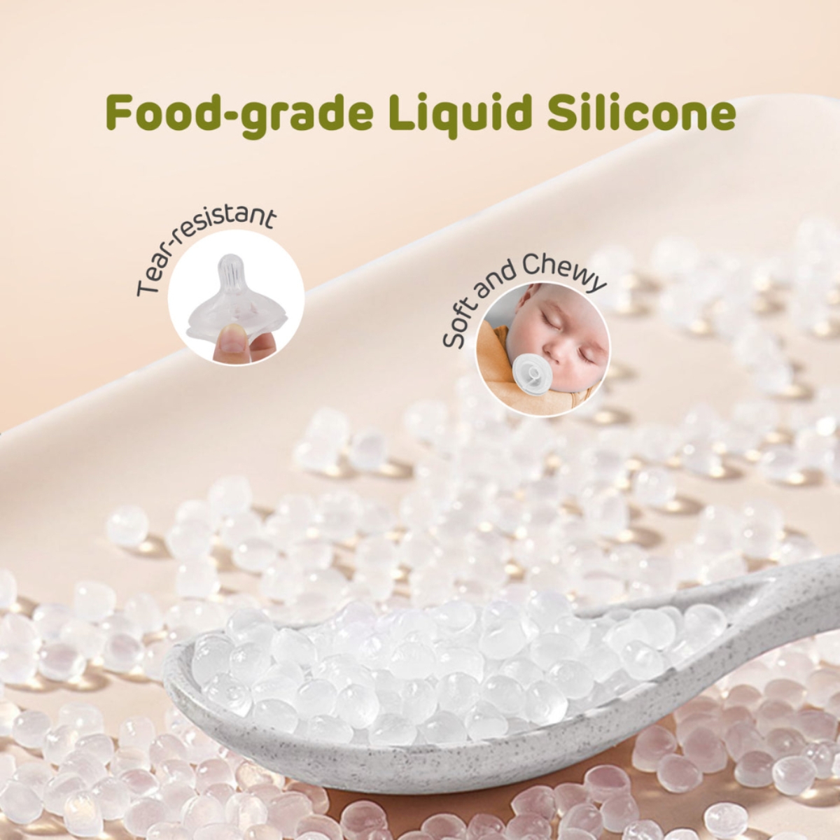 آيويبي حلمة رضاعة مقاس S للأطفال من عمر 0 إلى 2 سنة