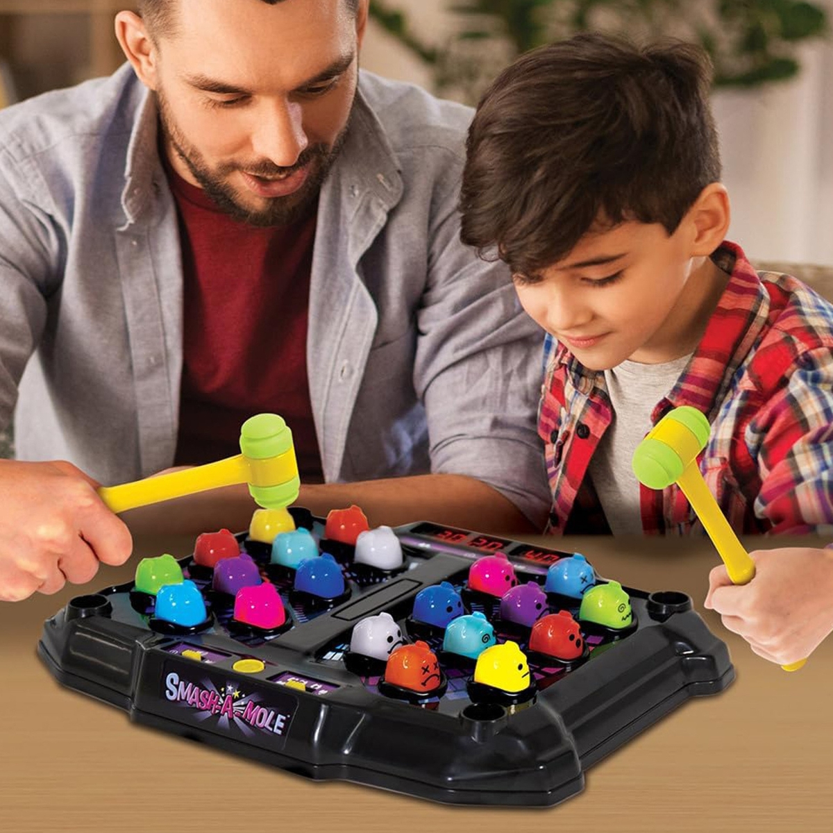 أمباسادور سلسلة هايبر نيون لعبة ضرب الخلد إلكترونية آركيد للجنسين، 5-7 سنوات