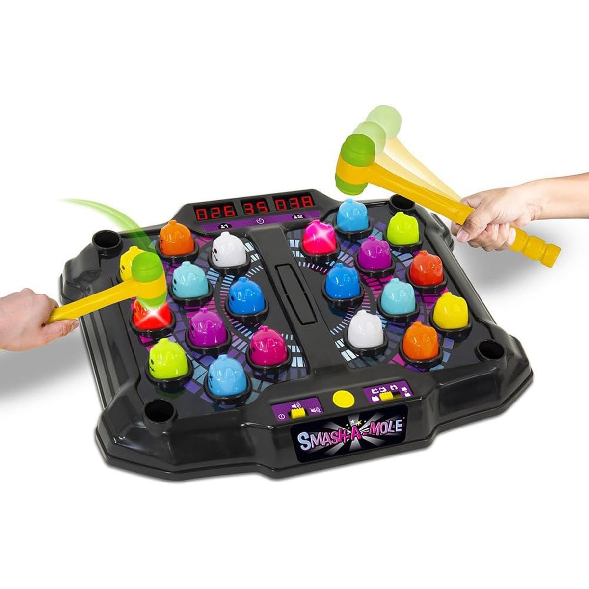 أمباسادور سلسلة هايبر نيون لعبة ضرب الخلد إلكترونية آركيد للجنسين، 5-7 سنوات