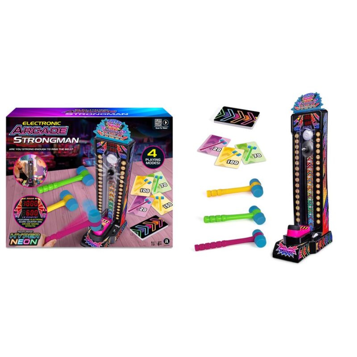 أمباسادور سلسلة هايبر نيون لعبة سترونغمان إلكترونية آركيد للجنسين، 5-7 سنوات