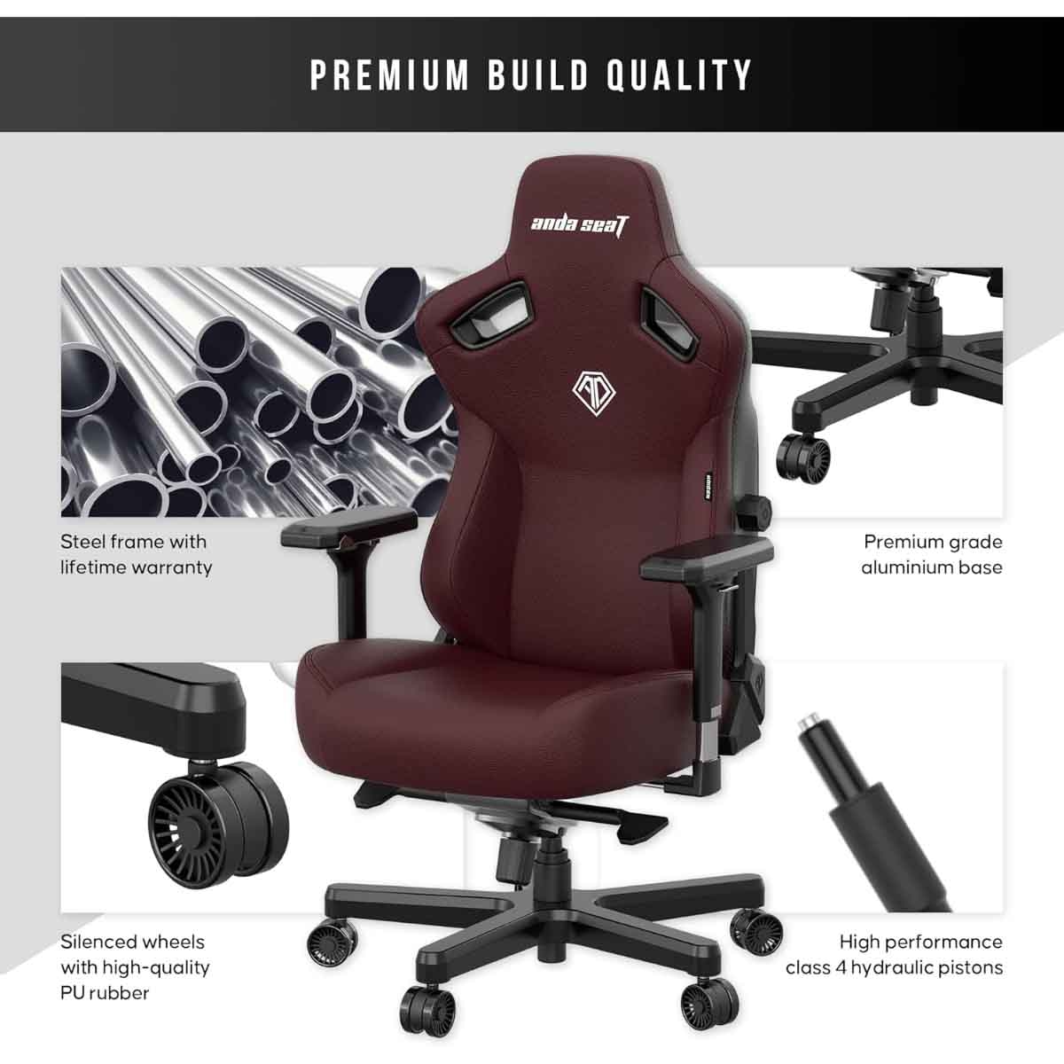 انداسيت كرسي ألعاب كايزر 3 مقاس L موديل AD12YDC-L-01-B-PVC