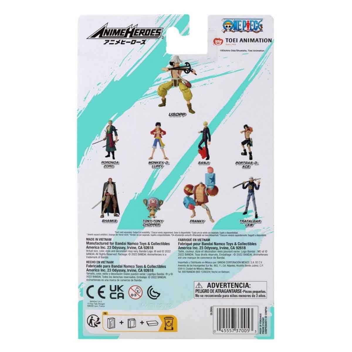 انمي هيروز ون بيس يوسوب دمية اكشن 6.5 إنش للجنسين، 5-7 سنوات
