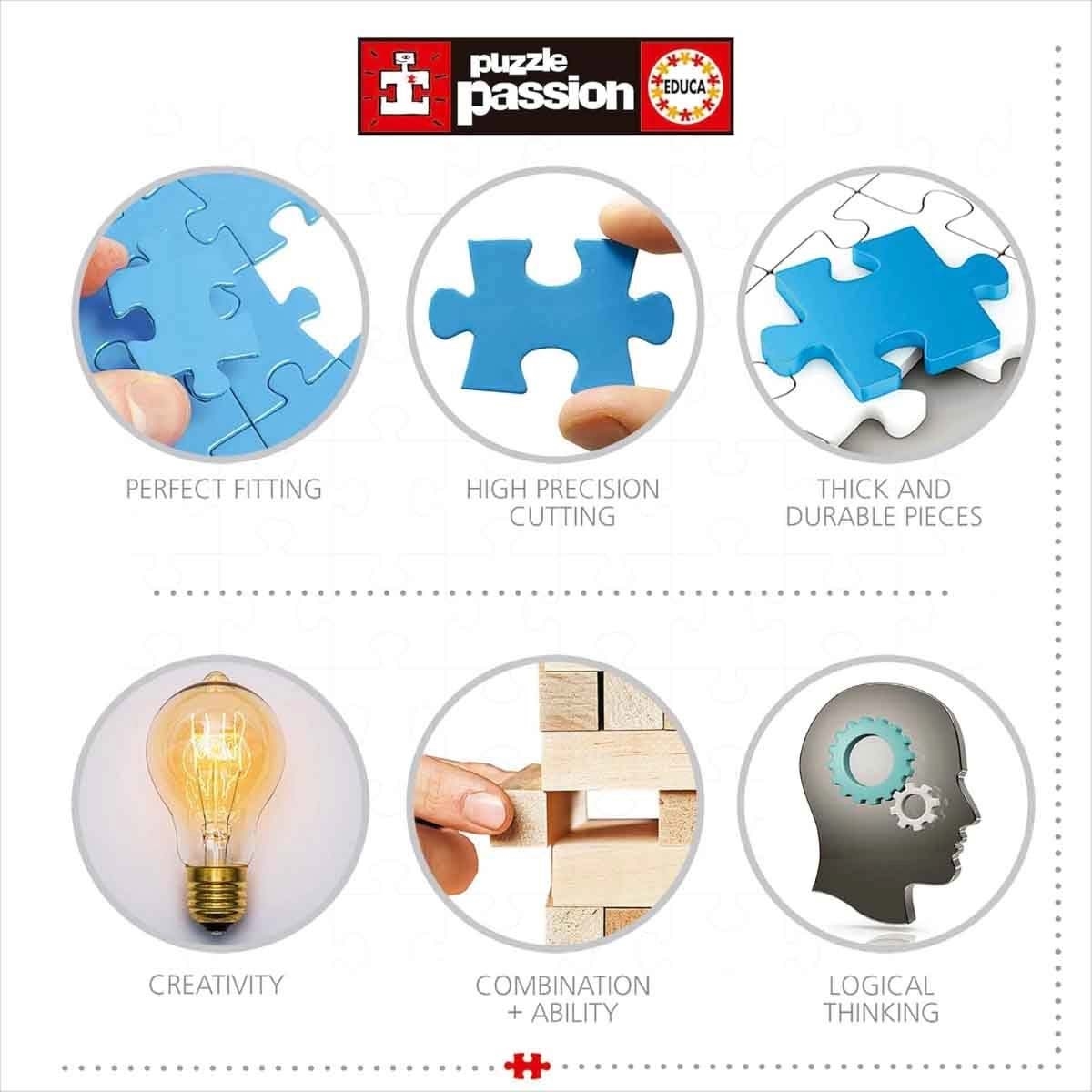 أنكيت تويز مجموعة لودو 2 في 1 + كرة أرضية ثلاثية الأبعاد من رافنسبورجر ولغز المنارة من إديوكا، للجنسين، 13+ سنة