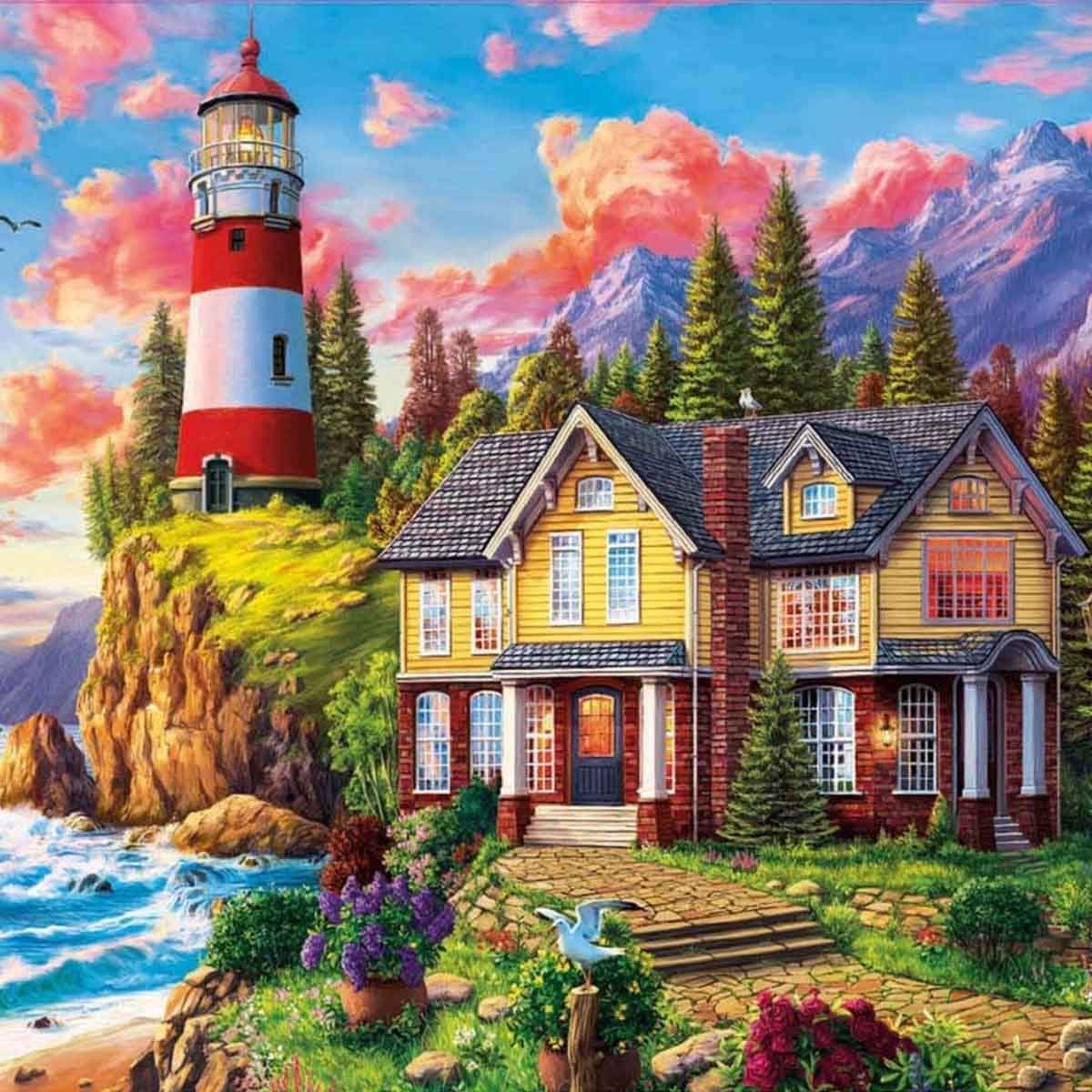 أنكيت تويز مجموعة لودو 2 في 1 + كرة أرضية ثلاثية الأبعاد من رافنسبورجر ولغز المنارة من إديوكا، للجنسين، 13+ سنة