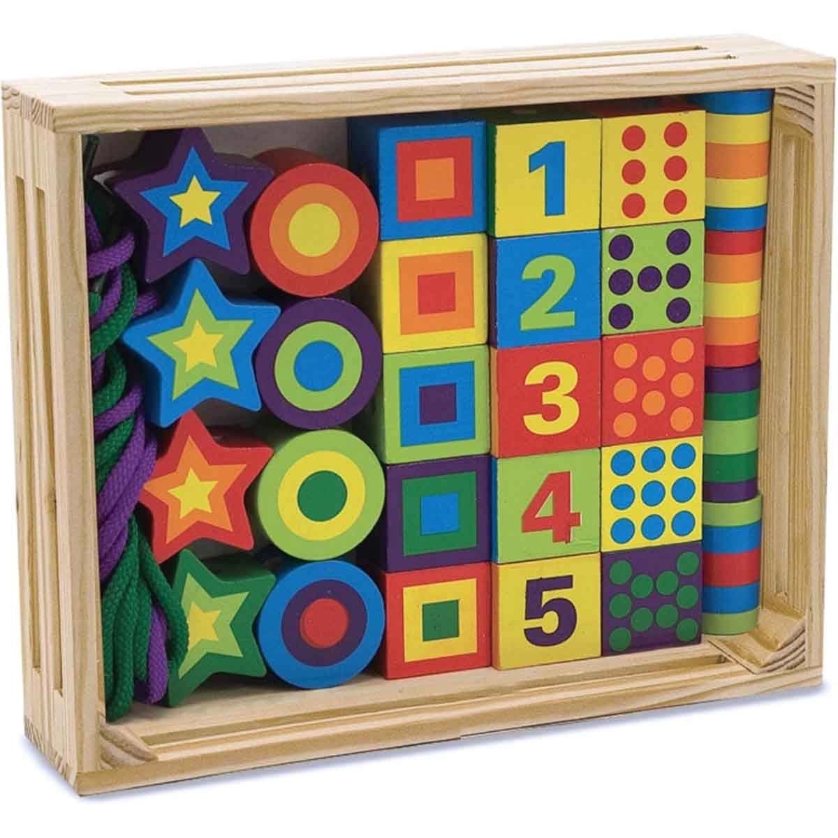 أنكيت تويز مجموعة لعبة لودو مع السلم والثعبان + لغز من رافنسبورجر مع خرز الربط من ميليسا آند دوغ، للجنسين، 13+ سنة