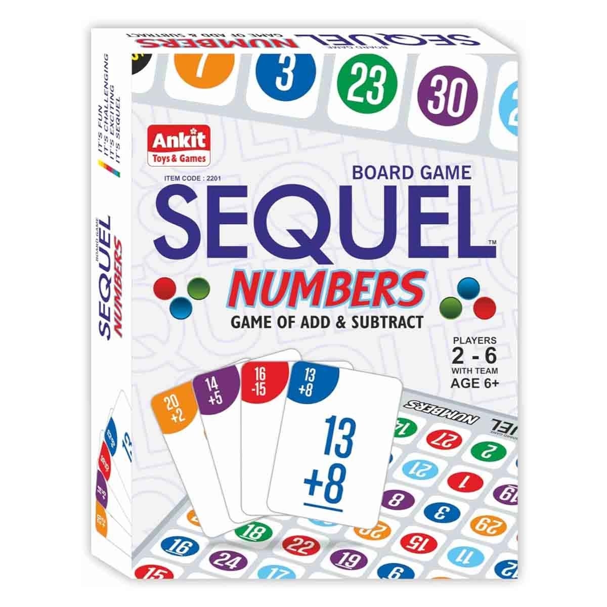 أنكيت تويز مجموعة لعبة سيكويل الأرقام + شطرنج ولودو جامبو مع لغز من رافنسبورجر، للجنسين، 13+ سنة