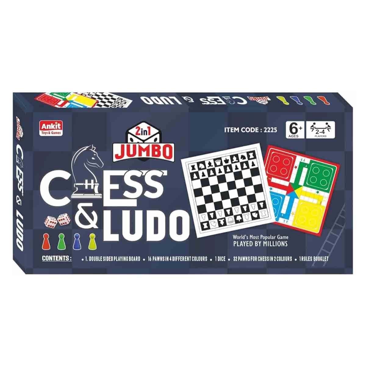 أنكيت تويز مجموعة لعبة سيكويل الأرقام + شطرنج ولودو جامبو مع لغز من رافنسبورجر، للجنسين، 13+ سنة