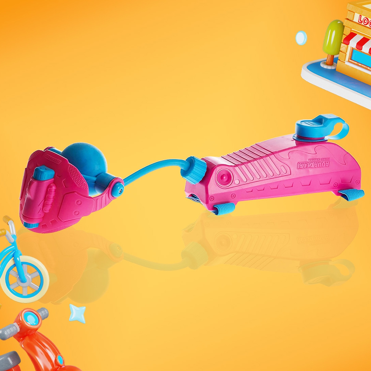 أكوا جير مسدس ماء هايدرو تشارجر للبنات، 5-7 سنوات