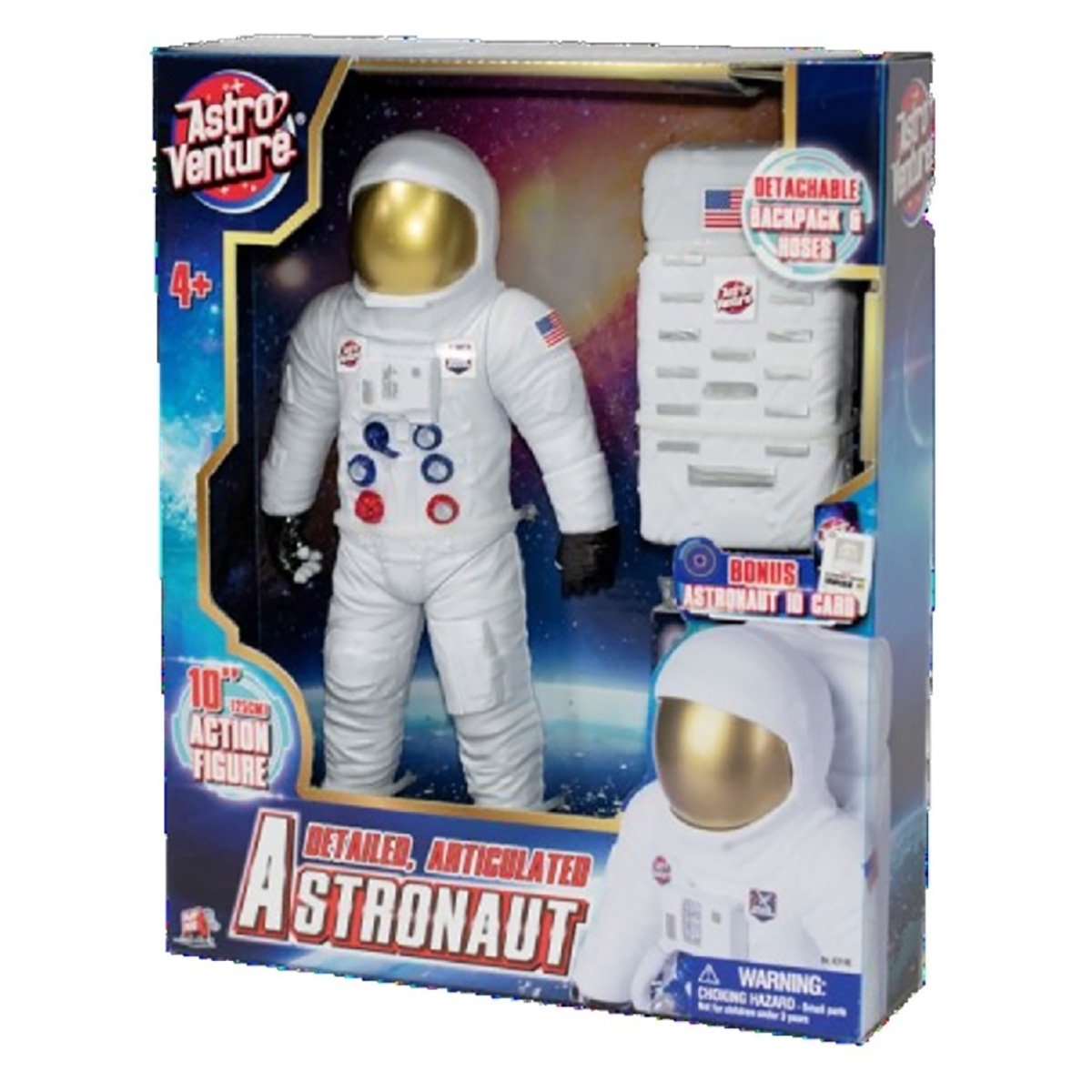 أسترو فنتشر فيجر رائد فضاء 10 إنش للأولاد، 5-7 سنوات