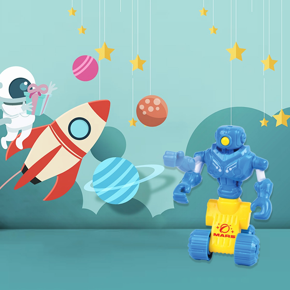 أسترو فنتشر لعبة روبوت مارس مهمة المريخ للأولاد، 3-4 سنوات