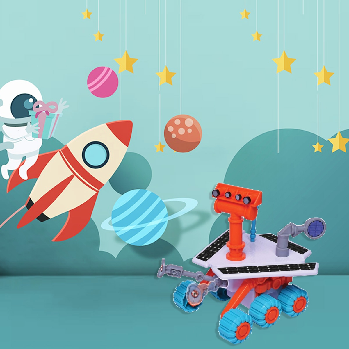 أسترو فنتشر مركبة مارس روفر 1 للأولاد، 3-4 سنوات