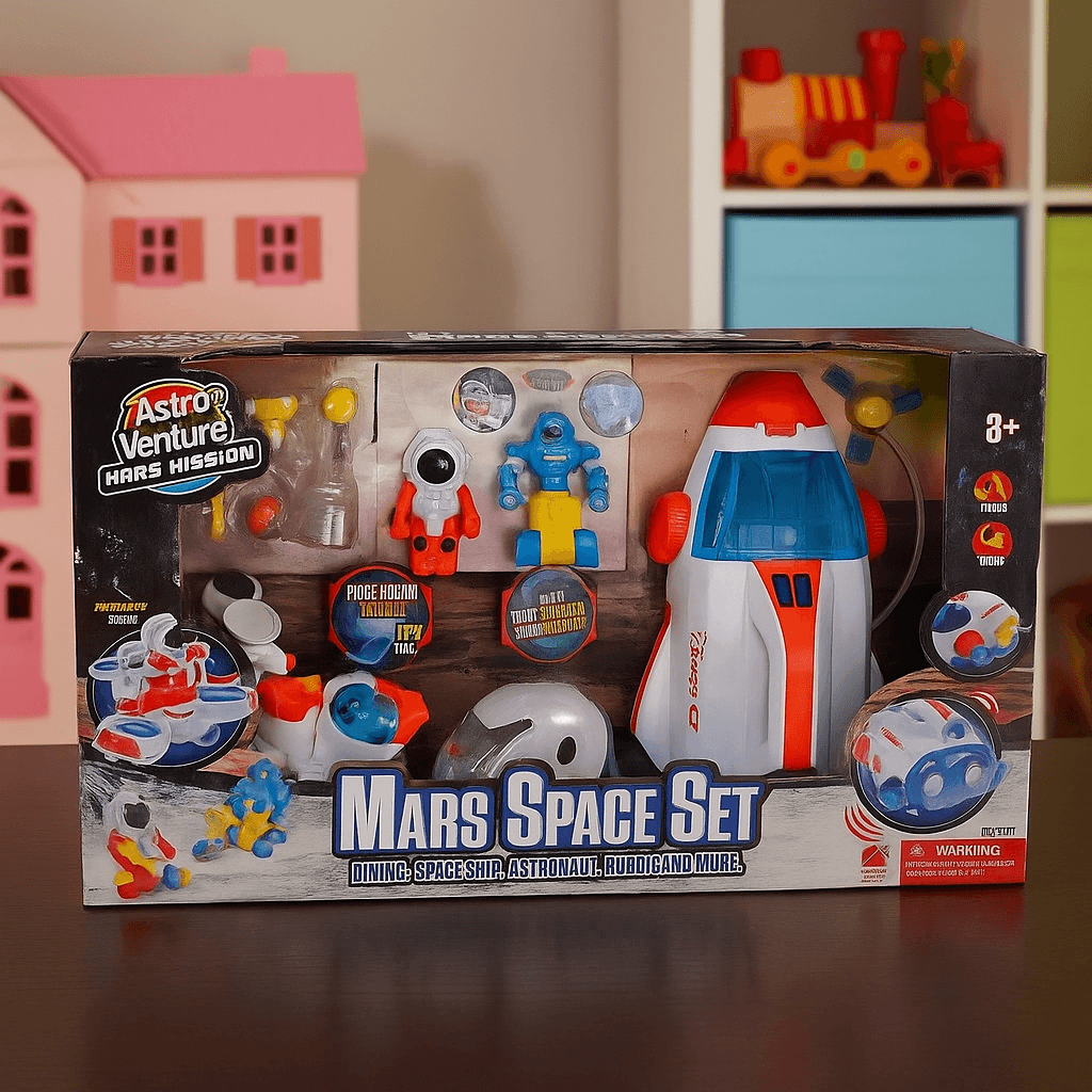 أسترو فنتشر مجموعة ألعاب الفضاء مارِس للأولاد من عمر 3 إلى 4 سنوات