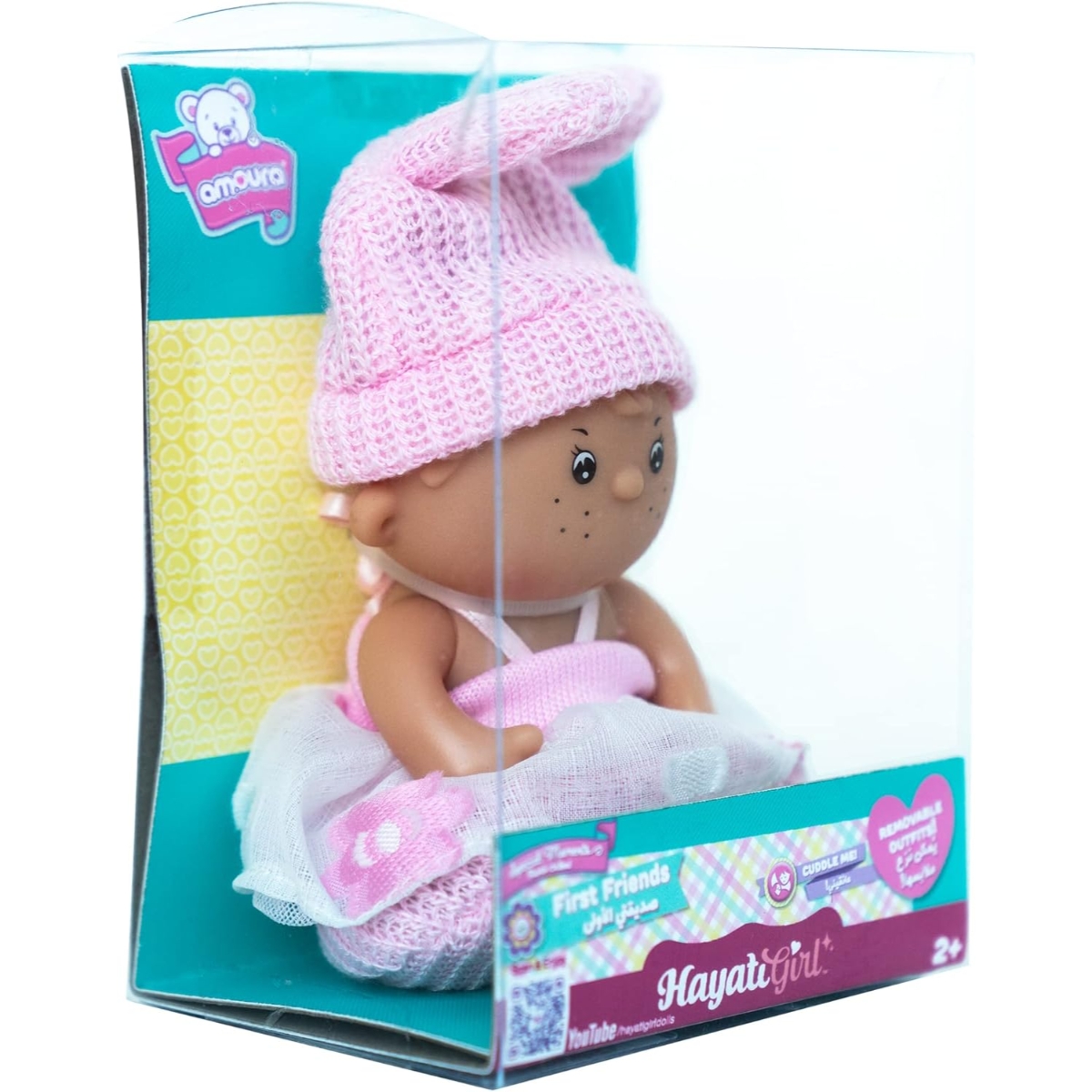 بيبي أمورا دمية حياتي الأولى 5 إنش منوعة للبنات، 3-4 سنوات