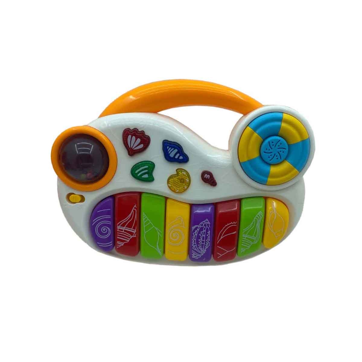 تشيمستار آلة موسيقية كرتونية منوعة مع صوت وضوء للأطفال من عمر 0-2 سنوات