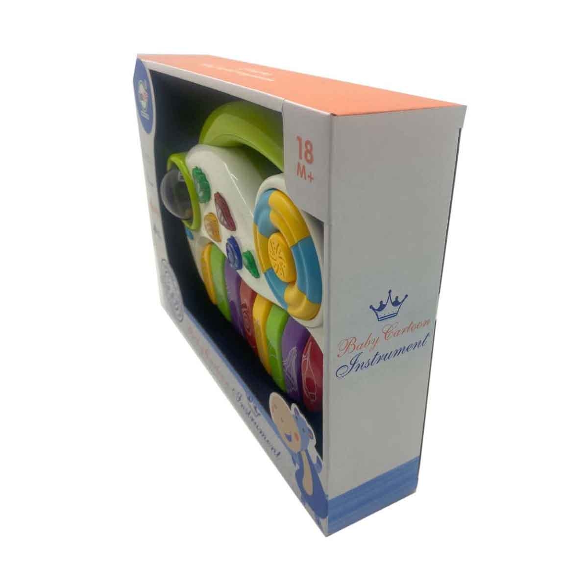 تشيمستار آلة موسيقية كرتونية منوعة مع صوت وضوء للأطفال من عمر 0-2 سنوات