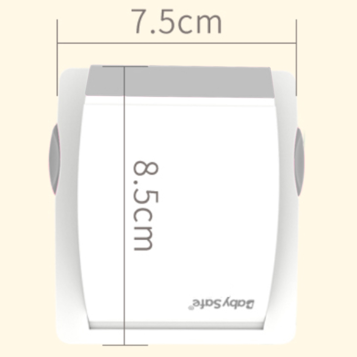 بيبي سيف واقي نوافذ متعدد الاستخدامات باللون الرمادي للأطفال من عمر 0 إلى 2 سنة مجموعة من 4