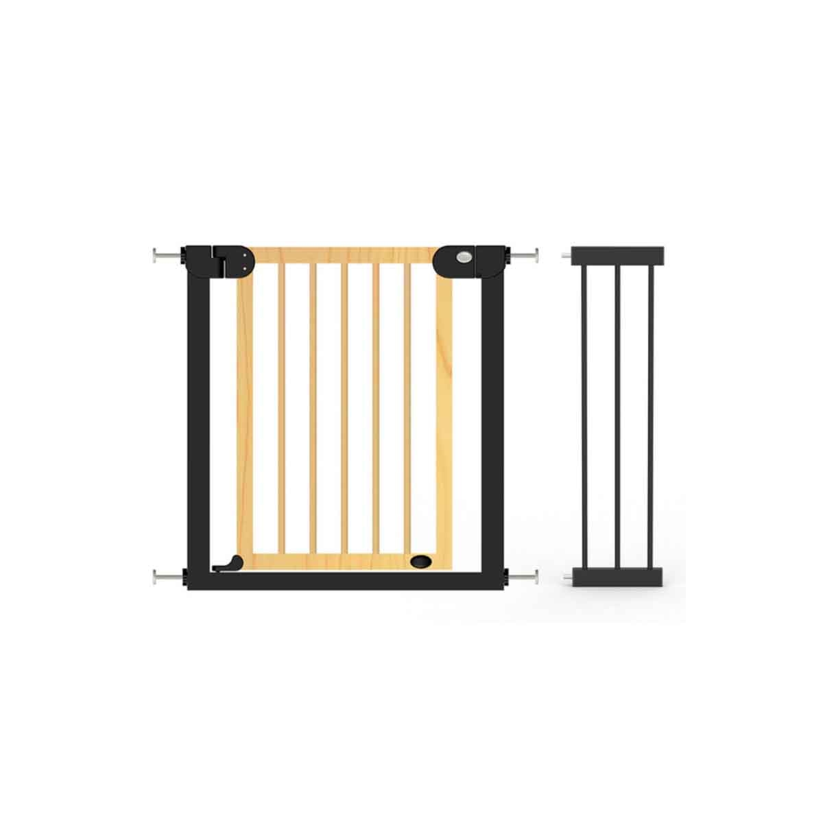 بيبي سيف بوابة أمان سوداء مع تمديد 21 سم