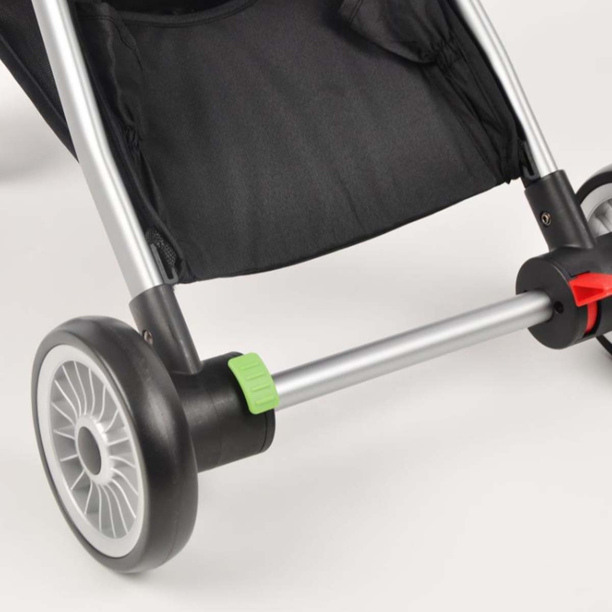 بيبي دريم عربة هدية خفيفة الوزن بلون أسود للأطفال من عمر 0 إلى 2 سنة