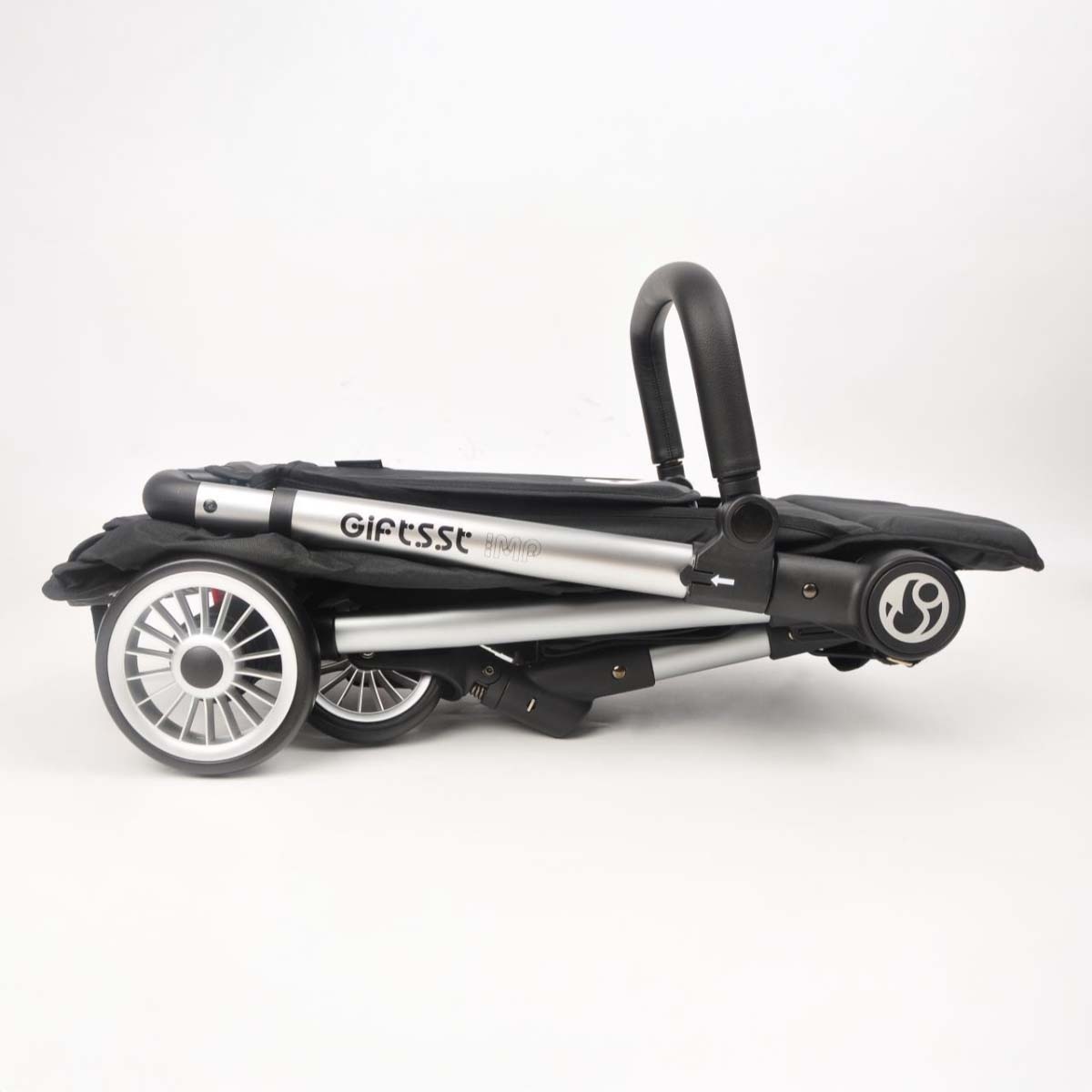 بيبي دريم عربة هدية خفيفة الوزن بلون أسود للأطفال من عمر 0 إلى 2 سنة