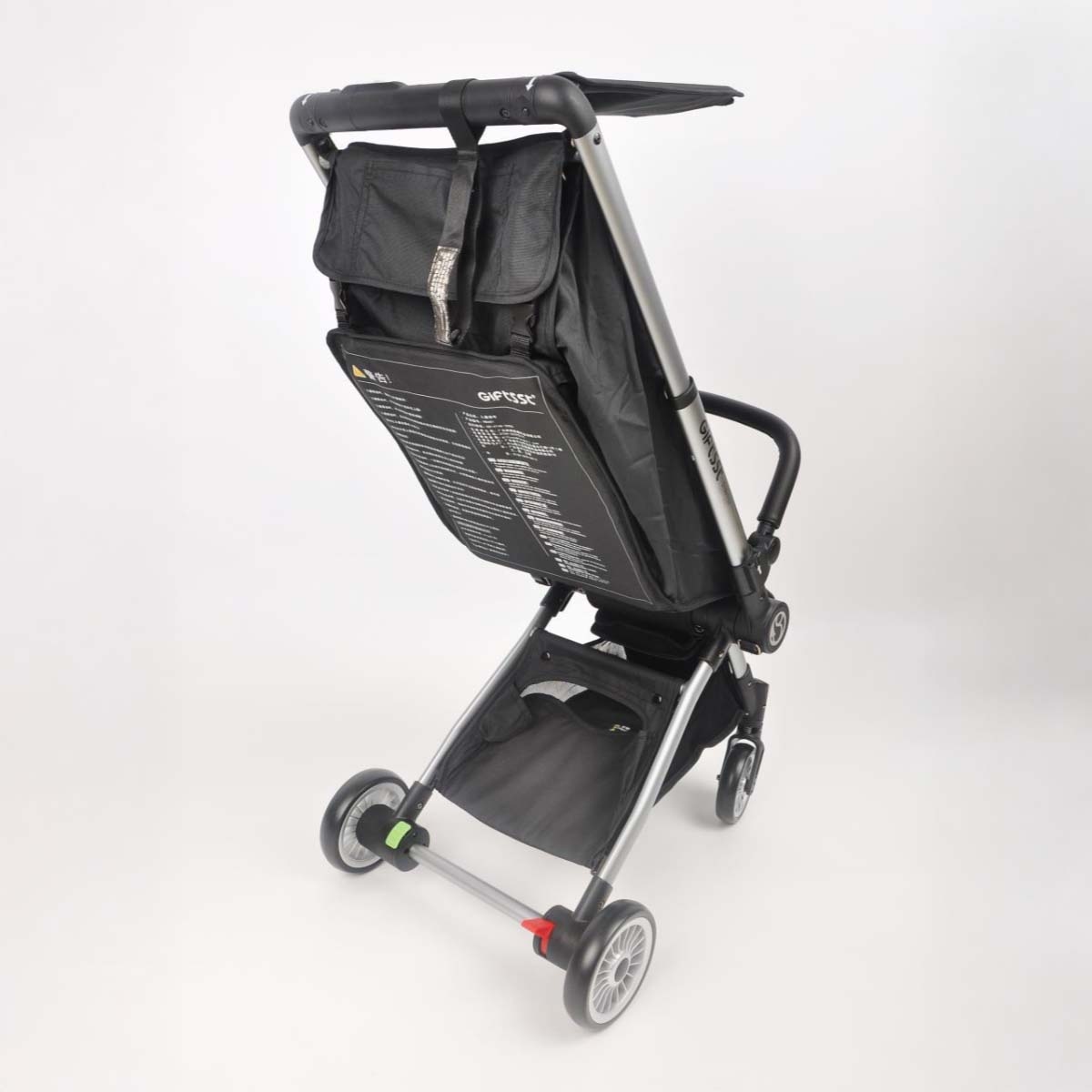 بيبي دريم عربة هدية خفيفة الوزن بلون أسود للأطفال من عمر 0 إلى 2 سنة