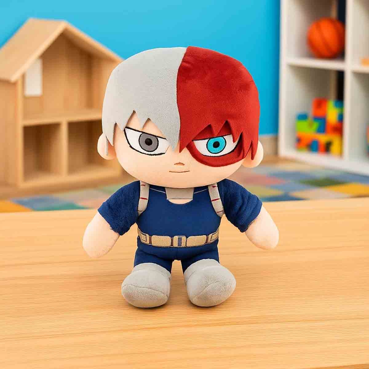 بارادو دمية قماشية تودوروكي من ماي هيرو أكاديميا 10 إنش للجنسين، من عمر 3 إلى 4 سنوات
