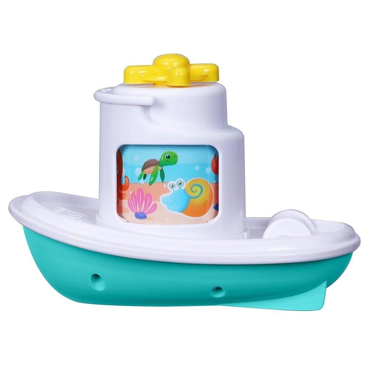 بي بي جونيور قارب سحب وموسيقى سبلاش للعب للأطفال، 0-2 سنوات