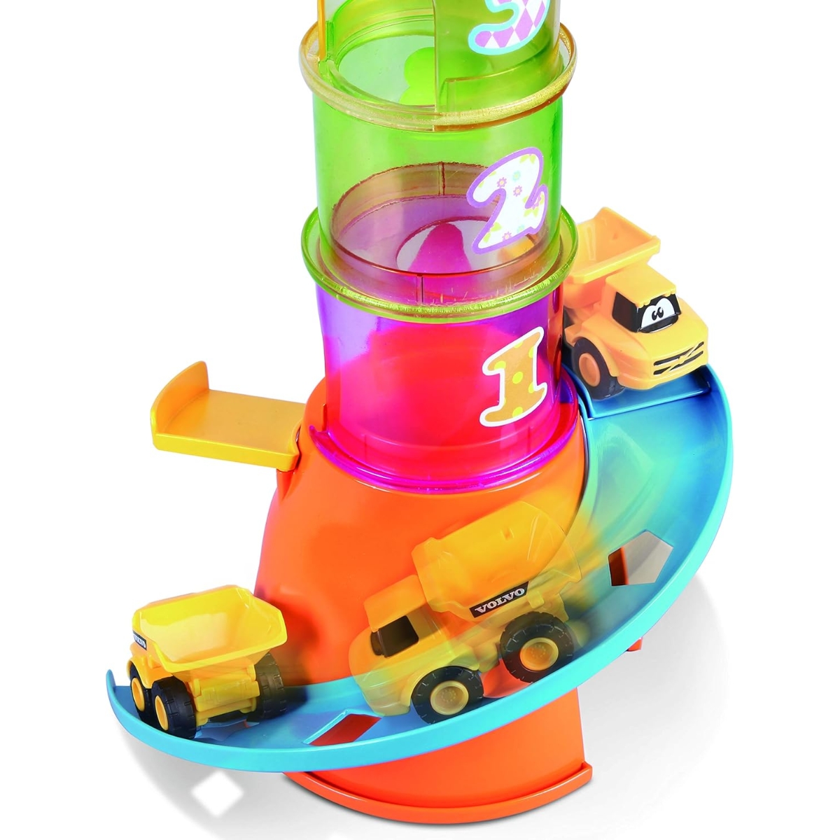 بي بي جونيور مجموعة رافعة فولفو 5 في 1 للتكديس للأطفال، 0-2 سنوات