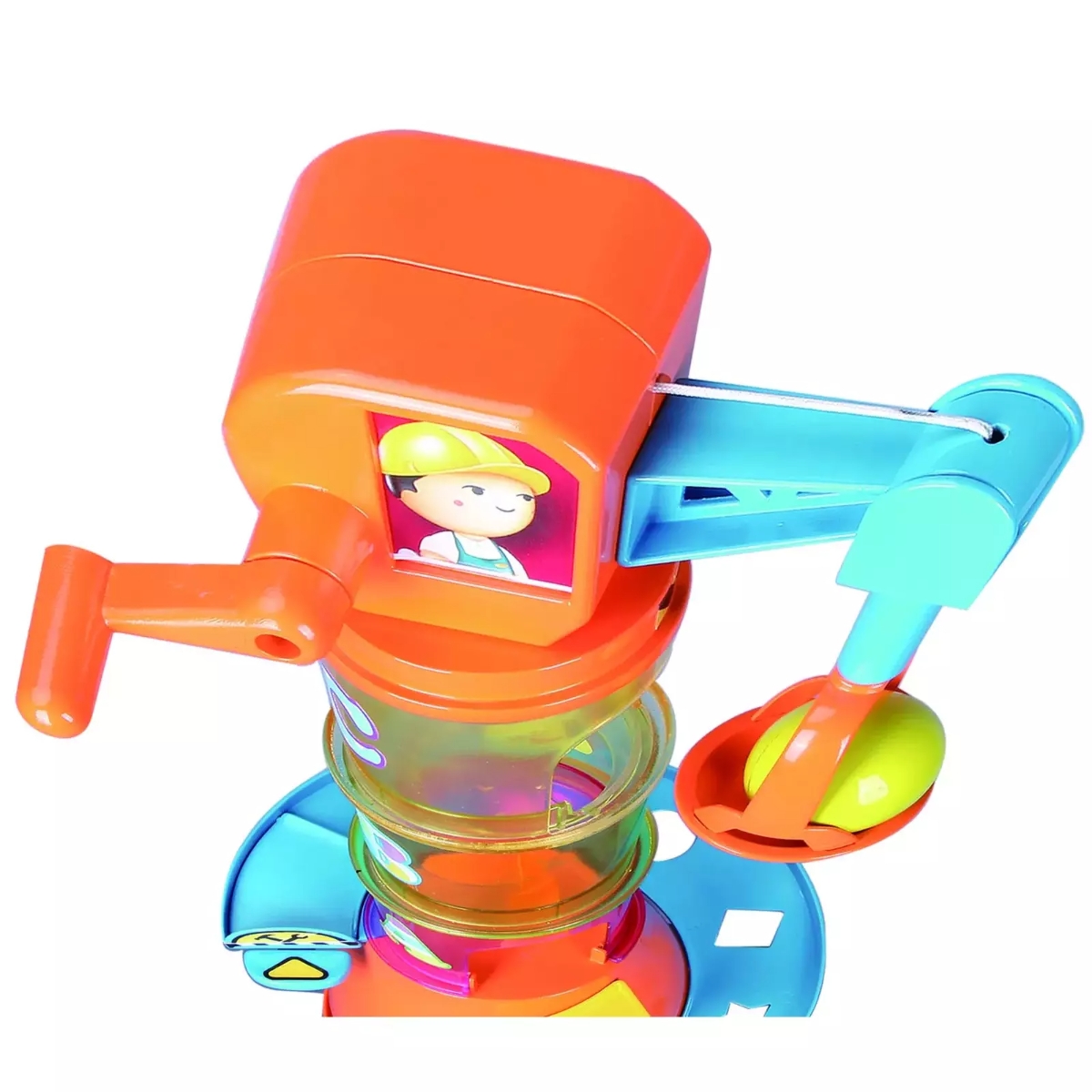 بي بي جونيور مجموعة رافعة فولفو 5 في 1 للتكديس للأطفال، 0-2 سنوات