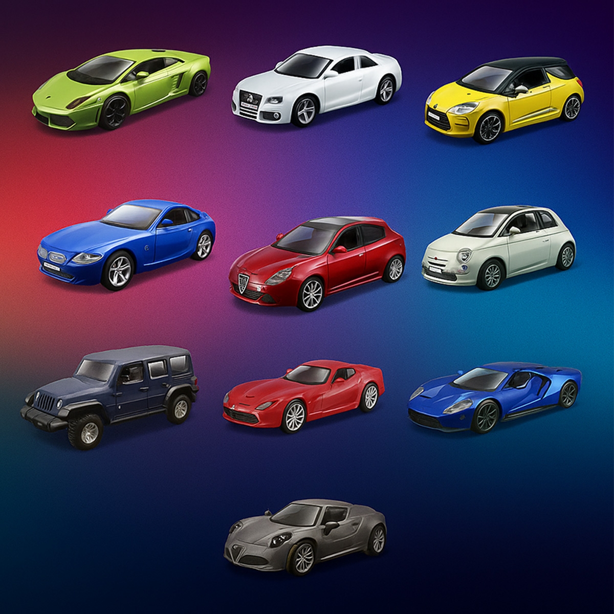 بوراغو سيارات مصبوبة معدنية متنوعة بمقياس 1:32 للأولاد، 3-4 سنوات، مجموعة من 18