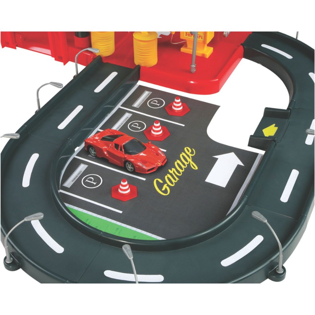 بوراجو مجموعة مواقف سيارات فيراري 1:43 للأولاد، 3-4 سنوات