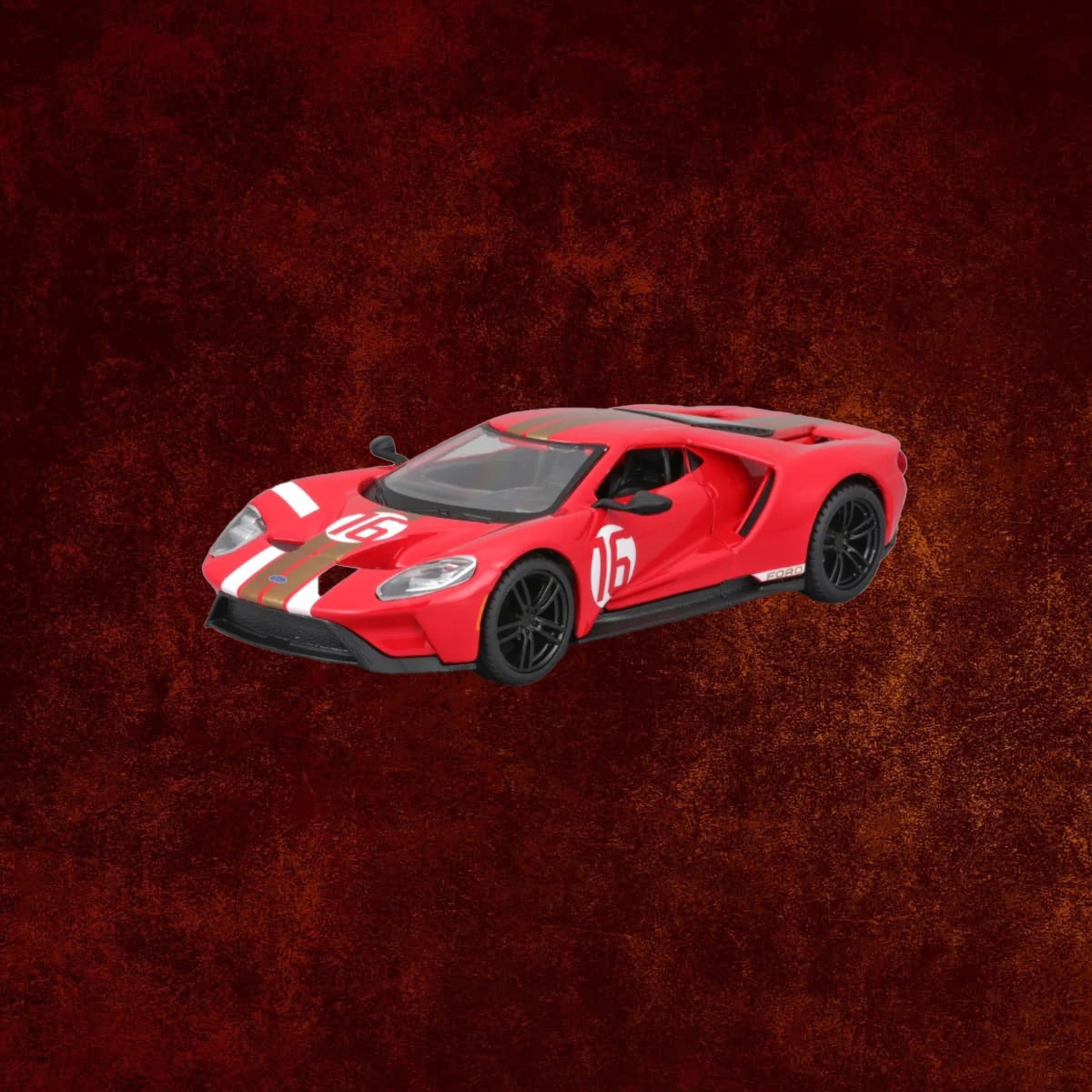 بوراجو سيارة فورد GT هيريتج 2022 بمقياس 1:32 للأولاد، 5-7 سنوات، مجموعة من 12