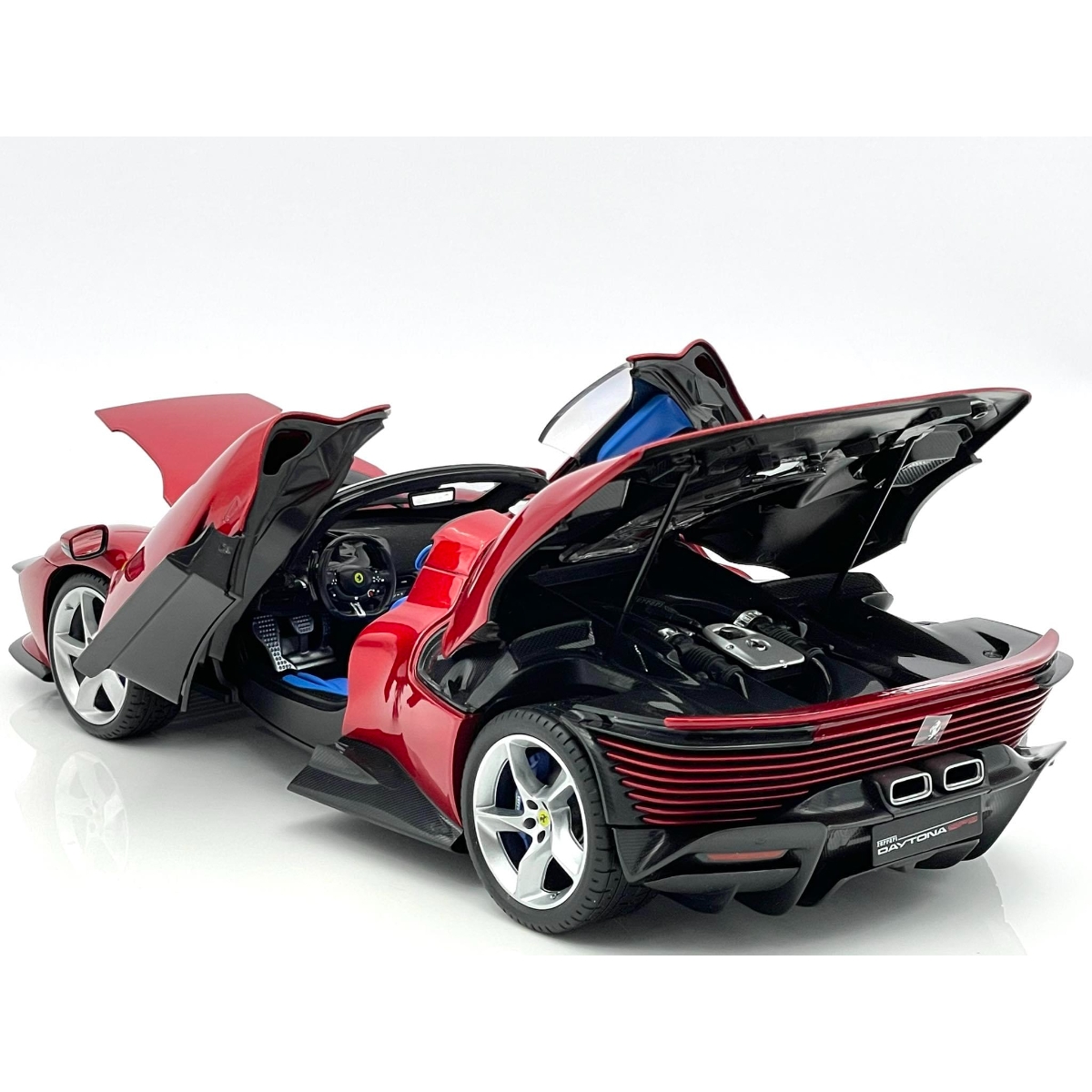 بوراغو سيارة فيراري دايتونا SP3 سيغنيتشر بمقعد مفتوح مصبوبة معدنية بمقياس 1:18 للأولاد، 13+ سنة