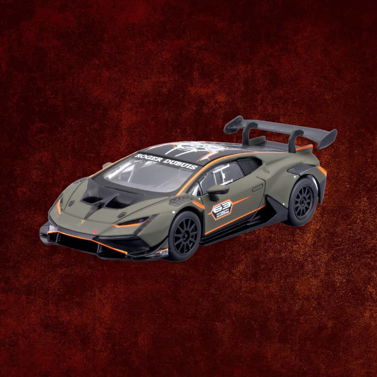 بوراجو سيارة لامبورغيني هوراكان تروفيو EVO2 بمقياس 1:43 للأولاد، 13+ سنوات، مجموعة من 12