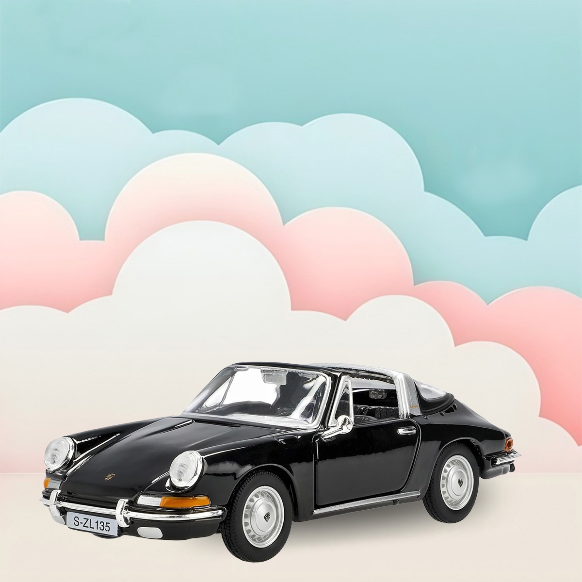 بوراجو سيارة بورشه 911 بمقياس 1:32 للأولاد، 5-7 سنوات