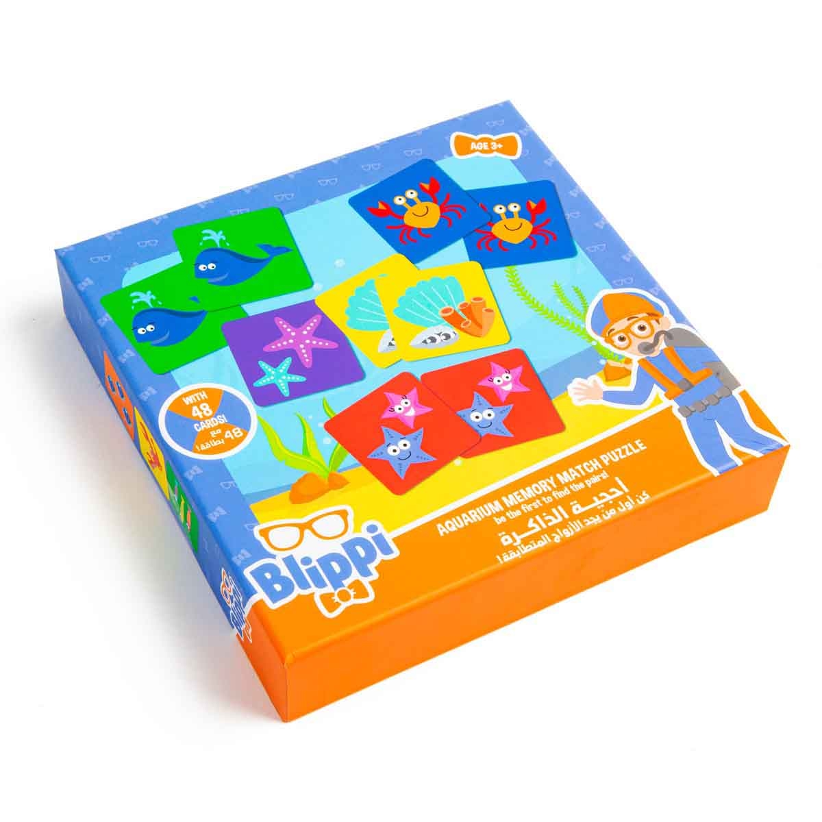 بليبي مجموعة أحاجي مطابقة الذاكرة تحت الماء للجنسين، عمر 3-4 سنوات