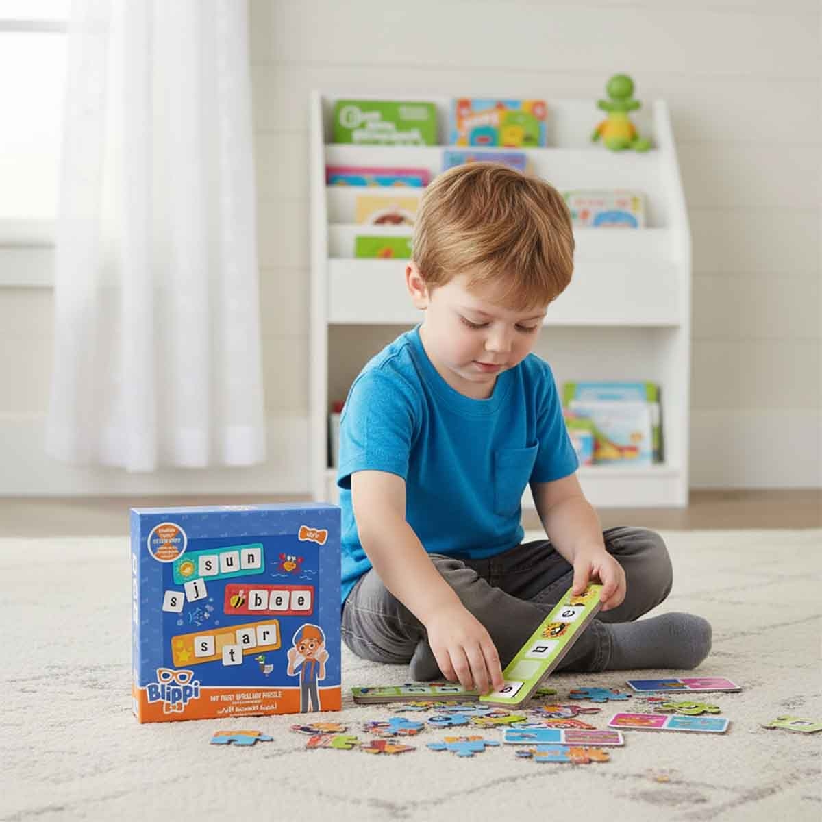 بليبي مجموعة أحاجي تهجئة الكلمات الأولى للجنسين، عمر 3-4 سنوات