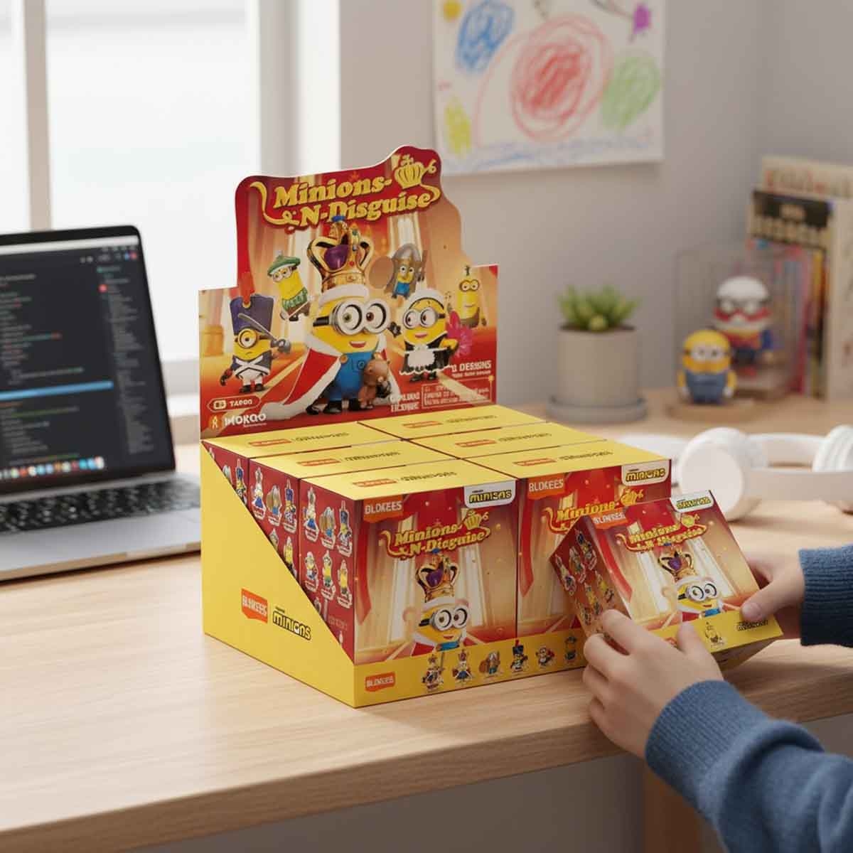 بلوكيس مينيونز موكو سيريز 01 مينيونز إن ديسغايز مجموعة مجسمات أكشن قابلة للتجميع – للجنسين، 8–10 سنوات