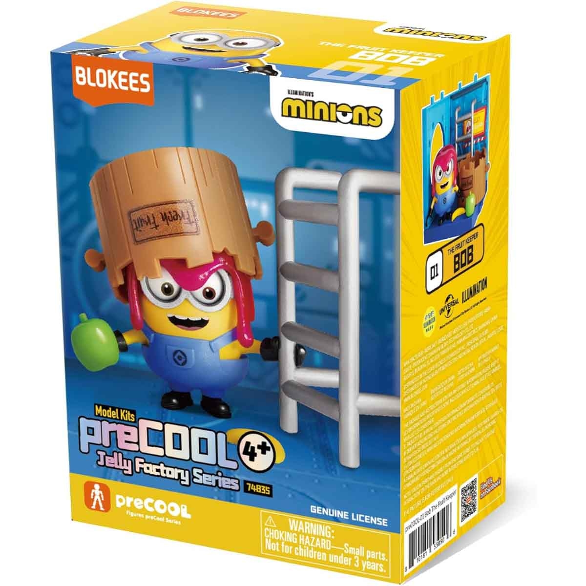 بلوكيس مينيونز بريكول 01 بوب حارس الفاكهة مجسم أكشن قابل للتجميع – للجنسين، 5–7 سنوات