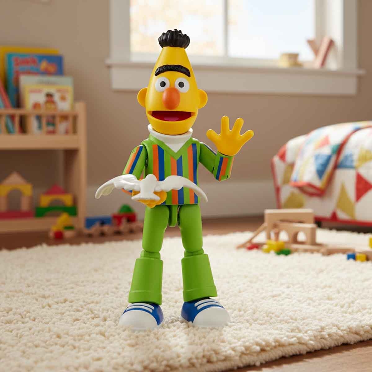 بلوكيس سيسامي ستريت بريكول 06 بيرت مجسم أكشن قابل للتجميع – للجنسين، 3–4 سنوات