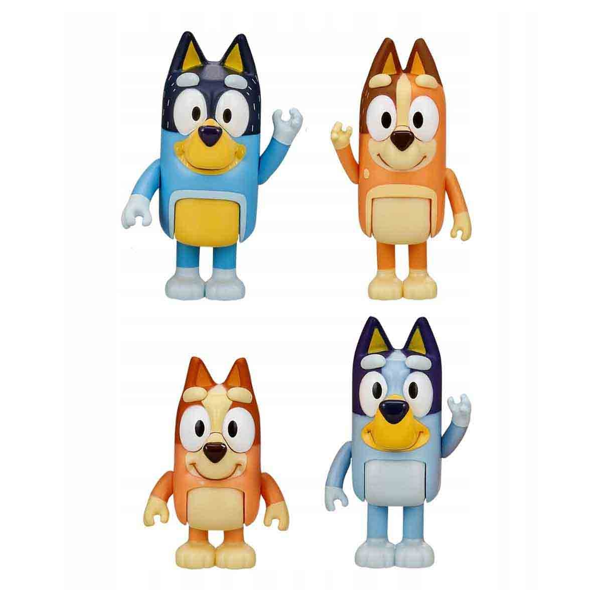 بلووي مجموعة شخصيات اكشن عائلة الحيوانات للجنسين، 3-4 سنوات