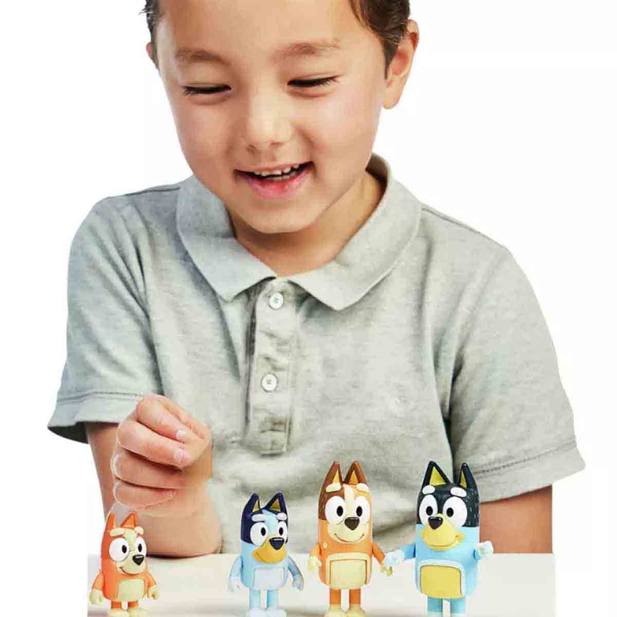 بلووي مجموعة شخصيات اكشن عائلة الحيوانات للجنسين، 3-4 سنوات