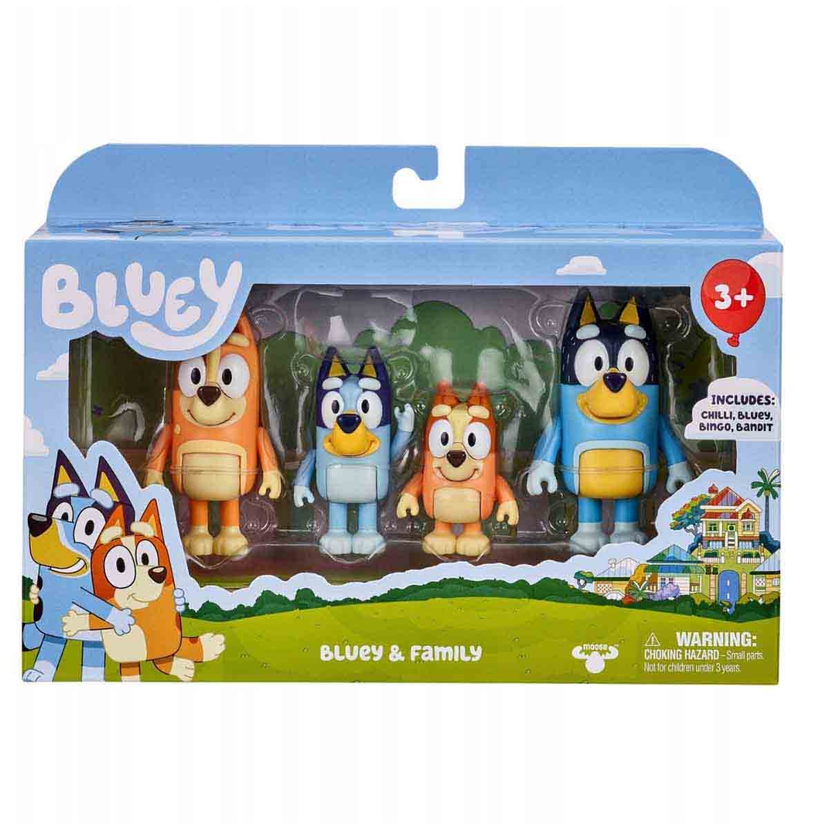بلووي مجموعة شخصيات اكشن عائلة الحيوانات للجنسين، 3-4 سنوات