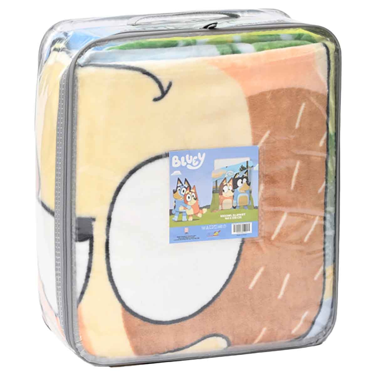 بلوي بطانية راشيل باللون الأزرق مصنوعة من %100 بوليستر