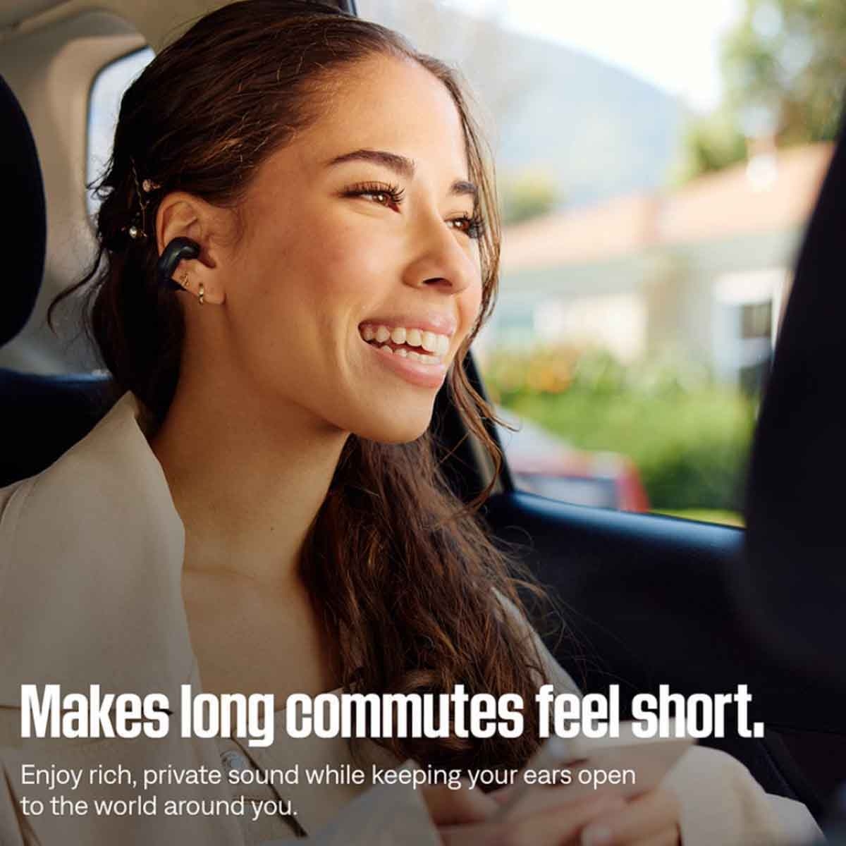 بوز ألترا أوبن سماعات أذن لاسلكية مفتوحة باللون الأسود