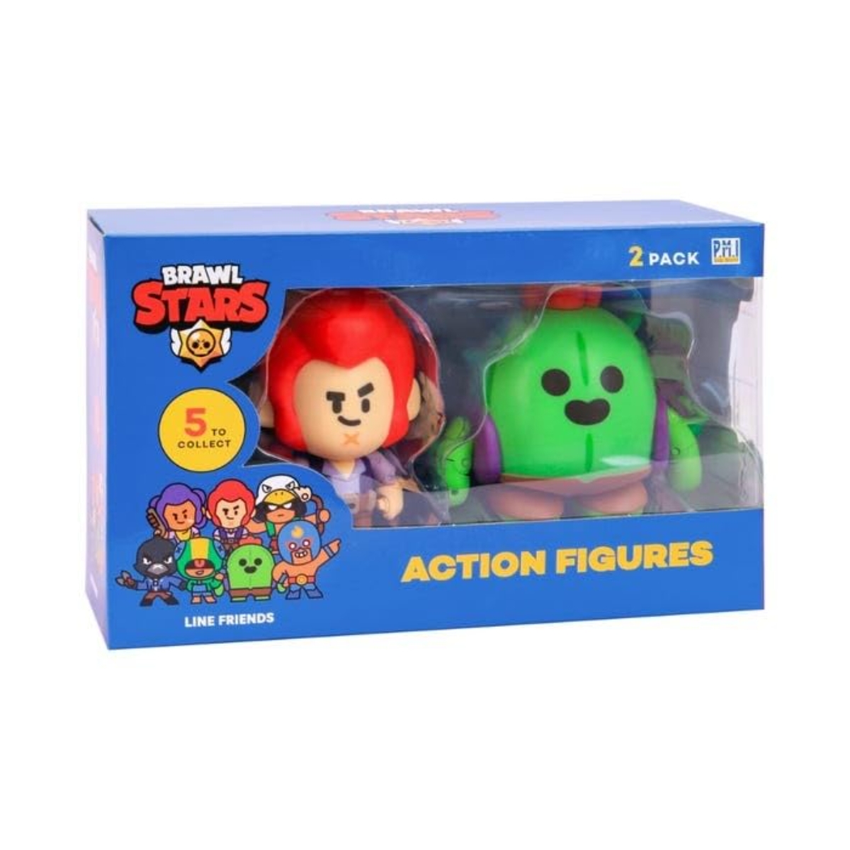 برول ستارز فيجر حركة متنوع 4.5 إنش في علبة نافذة للأولاد، 3-4 سنوات